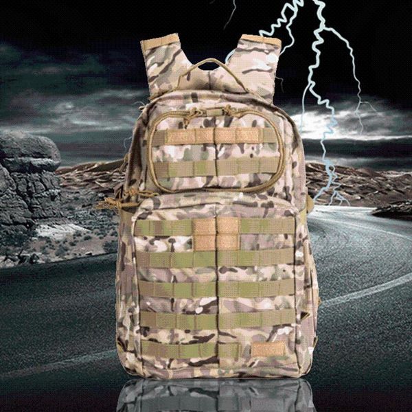 

outdoor bags tactical backpack waterproof oxford cloth camouflage large capacity storage men and women hik