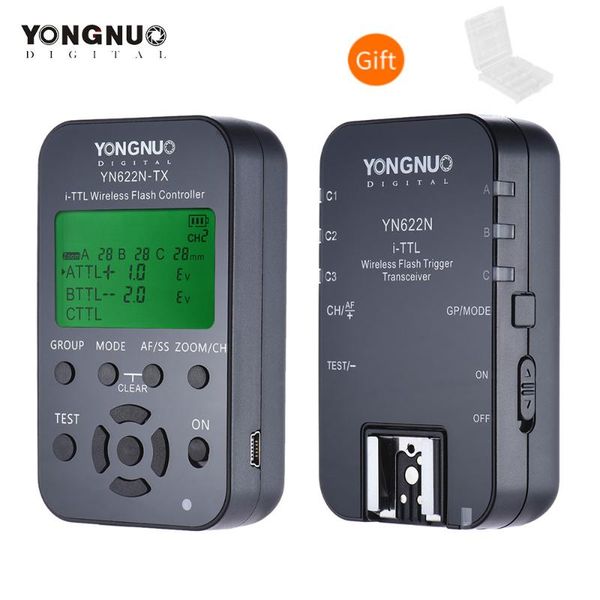 

camera remotes & shutter releases yongnuo yn-622n-tx wirelessl flash controller transmitter+yn-622n single transceiver kit 100m i-ttl for d7