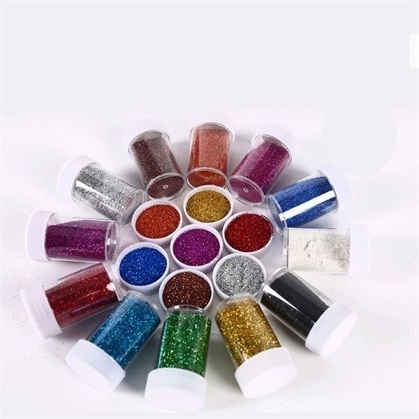 

1/96,1/128,1/64 powder makeup mix pet glitter multi purpose shimmer dust sequins kit for nail art decoration a05