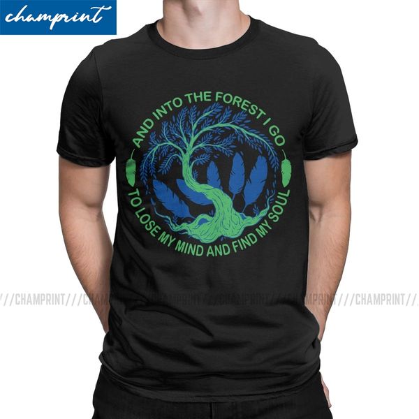 

men's into the forest i go to lose my mind find my soul hipster tees hippie nature camping gift idea hooded sweatshirt hoodie men t shi