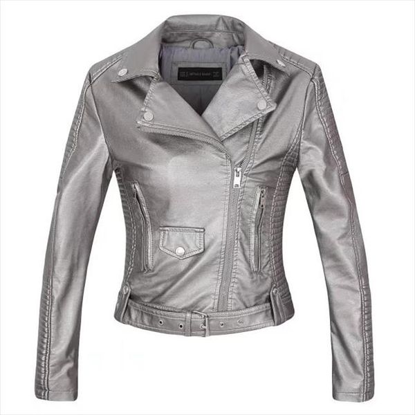 

faux leather pu jacket women spring autumn fashion motorcycle jacket black faux leather coats outerwear coat hot