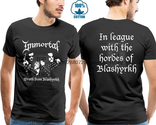 

immortal wrath from blashyrkh t shirt shirt m l xl tshirt black metal t shirt summer cool funny t-shirt sport hooded sweatshirt hoodie