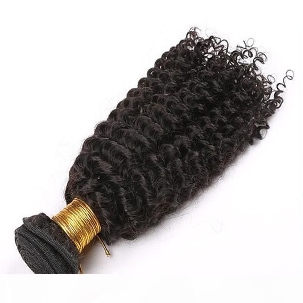 

brazilian virgin hair weft 3 bundles kinky curly natural black unprocessed malaysian european hair weave scustomizable