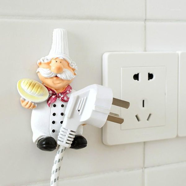 

hooks & rails kitchen hanger plug bracket organizer socket power cord storage rack shelf holder wall mounted adhesive force sticky hook1
