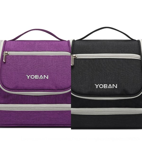 

hh1sn new travel cosmetic large capacity bag hook storage outdoor storage wet portable and mildew-proof separation bag hook dry wash adhesiv