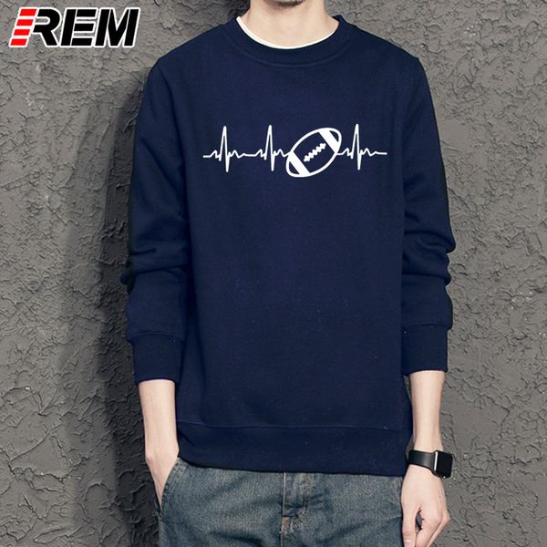 

sport rem hoodies, sweatshirts heartbeat of american footballer men long sleeve cotton rugbyer mans camisetas