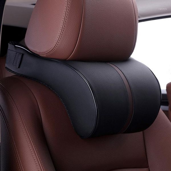 

car seat head neck rest massage auto pillow space memory neck headrest car cover vehicular pillow seat headrest accessories1