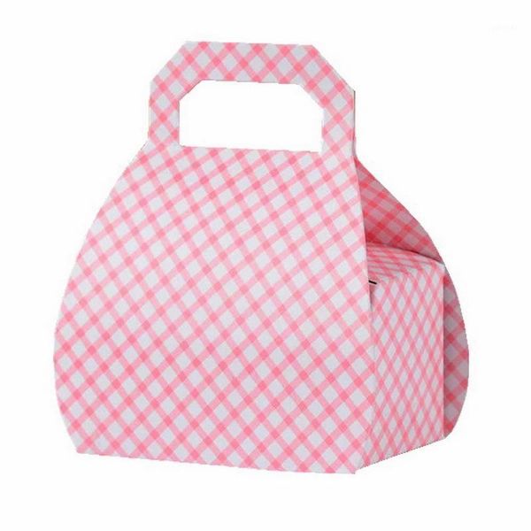 

gift wrap baby girl pink check favor box boy blue candy boxes dragee shower box1