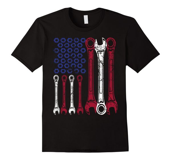 

funny men t shirt women novelty tshirt car mechanic american flag 4th of july veteran t-shirt sport hooded sweatshirt hoodie
