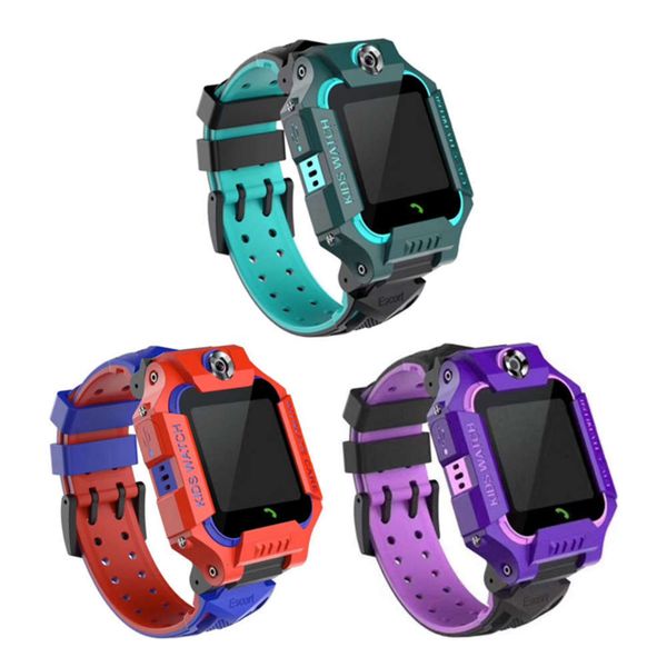 

z6 dual lens six 6 generation smart children's telephone watch positioning touch screen p loss proof call not waterproof q88bgt