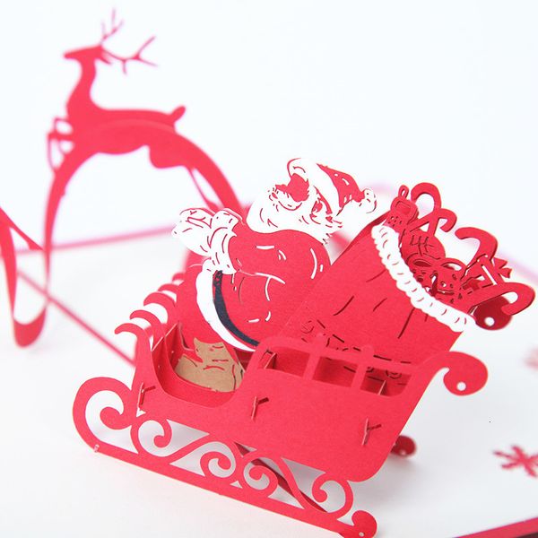 

12-packed christmas 3d greeting card christmas greeting card christmas decorations pop up greeting card wholesale