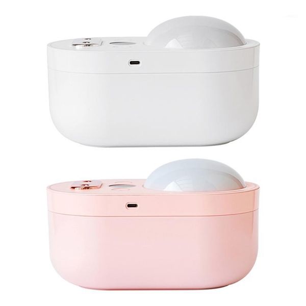 

360°rotating projection air humidifier led light usb aroma fogger car mist maker 95ac1