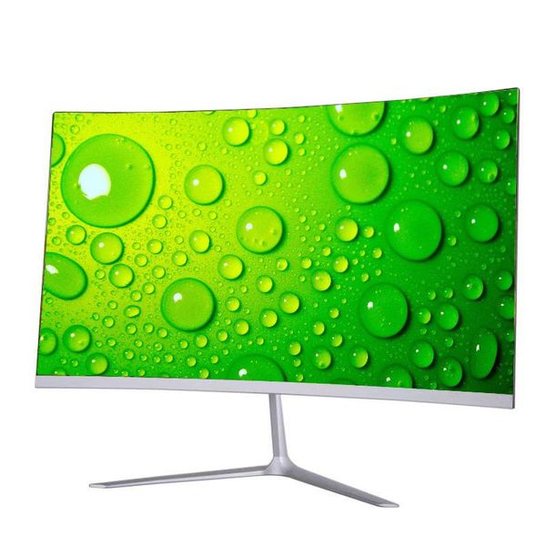 

monitors 24 inch curved screen pc monitor full narrow border led smart computer for desktop