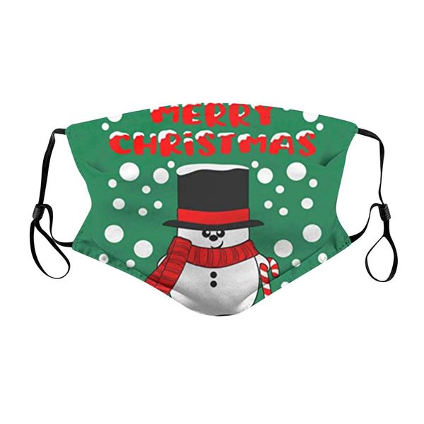 

christmas print washable mask winter warm masks resue breathable mascarillas face cover mask facemask mondmasker wmtjku