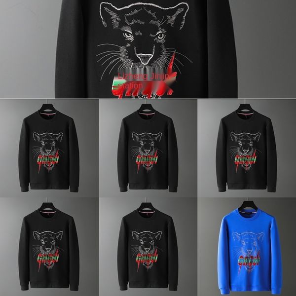 

josyk nachuan 2020 тигра шеи свитер осени нового pulloversweater пуловеров мужского случайный свитер вокруг головы моды молодежь рукав длинн, Black