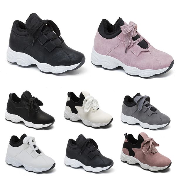 

shipping non-brand running shoes for women chaussures white black pink grey suede fashion sports sneakers 36-40 style 227, White;red