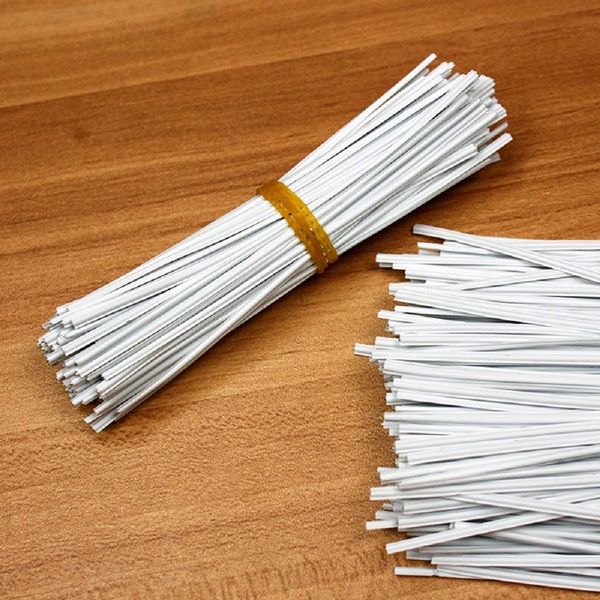 

plastic dhl shipping bendable 1000pcs pe wires diy mask masks twist nose ties bridge white 3mm*10cm