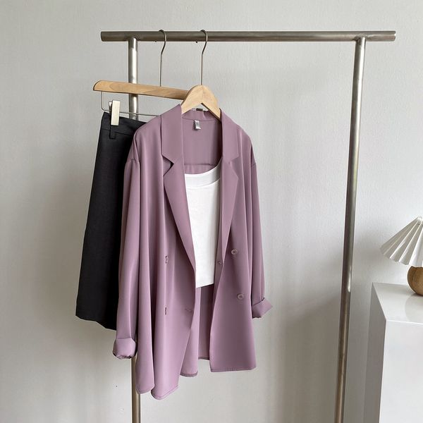 

2021 new spring super beautiful long sleeve sunscreen oversize chic suit women coat female jacket q36j, White;black