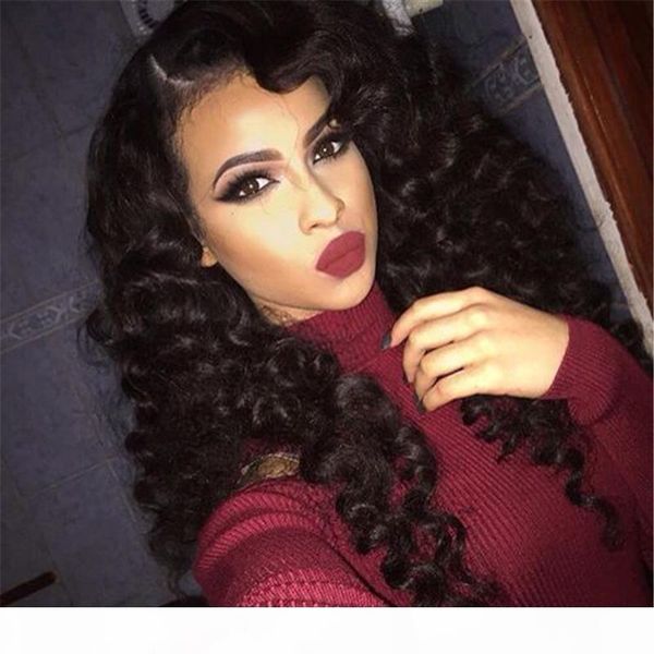 

8a grade full density brazilian human hair wigs full lace wig with baby hair hairline lace front wig glueless wig, Black;brown