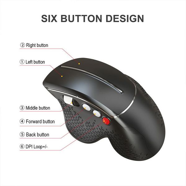 

mice usb optical mouse computer 2.4ghz wireless gaming ergonomic 6 buttons for pc laptop