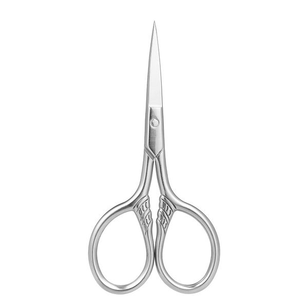 Scissor de barba de aço inoxidável Scissor para Barbeiro Home Uso Mini Tamanho Barbear Shaving Trimmeres Sobrancelha Bang Corte