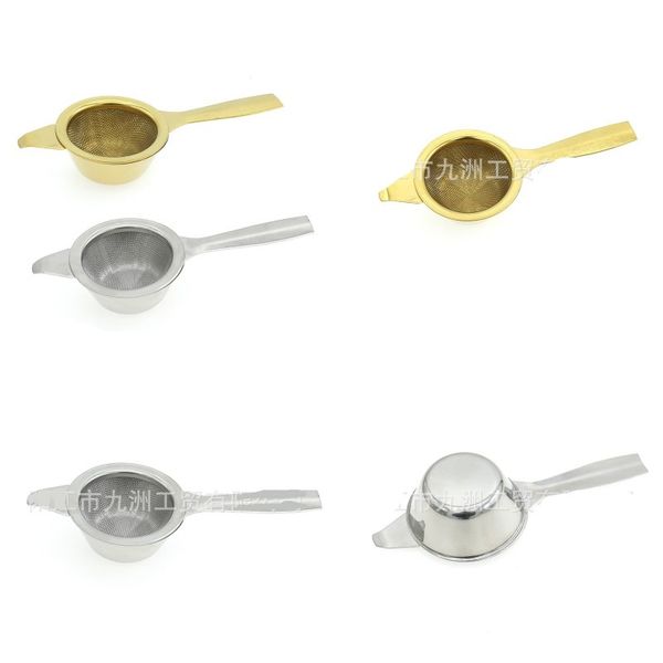 

stainless steel tea infuser portable spice tea strainer gold siliver mesh infuser tea filter strainers kitchen tools vt1886 56 g2