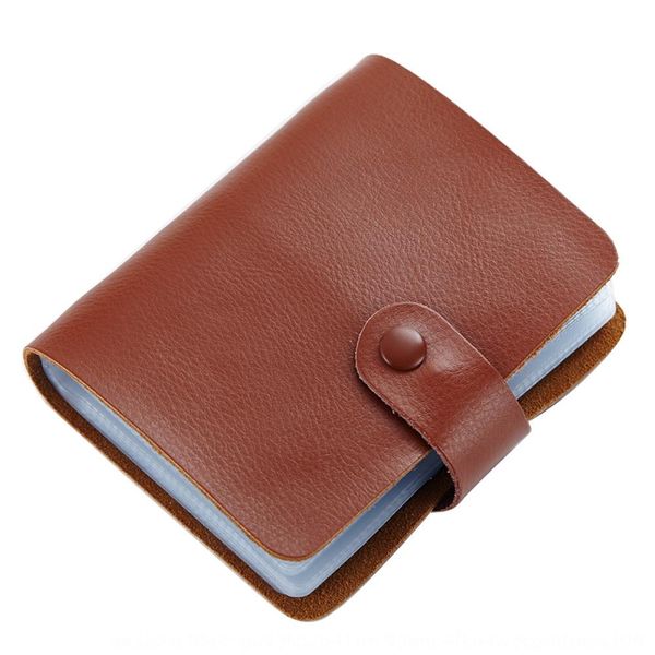 

genuine leather 60 multi- cover bag men&#39s long large capacity card bag new business women&#39s card set 6698