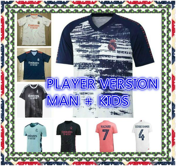

2020 2021 2022 real madrid soccer jerseys hazard benzema sergio ramos modric 20 21 football shirt men kids camisetas benzema rodrgo hrfc, Black;yellow