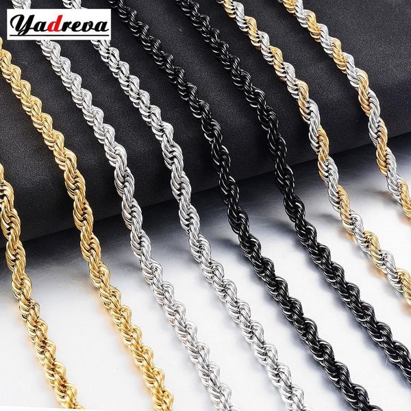 

factory391nchain selling hip-hop stainless steel rope fashion men and women jewelry