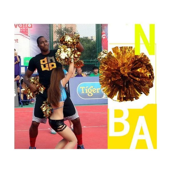 

christmas party pom poms cheerleading 50g cheering pompom metallic pom pom cheerleading products many color sqcooz ppshop01