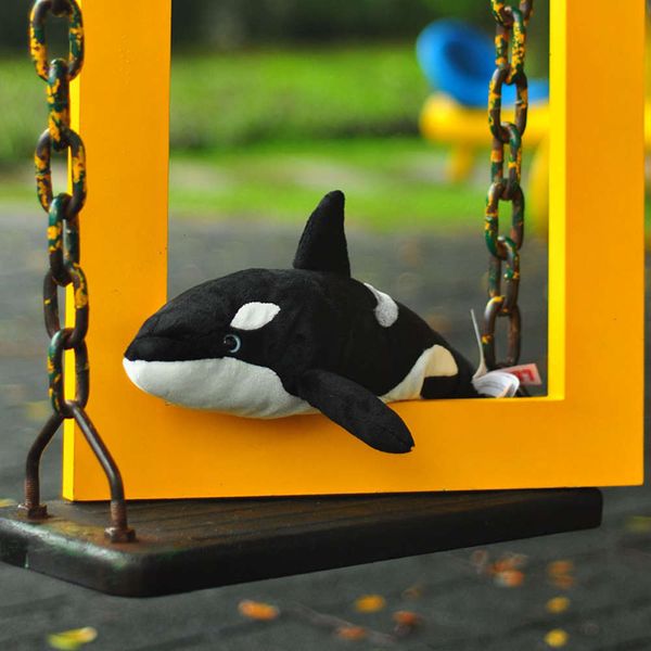 

plush play toy 17in dongguan orca whale sea world animal simulation doll dusv