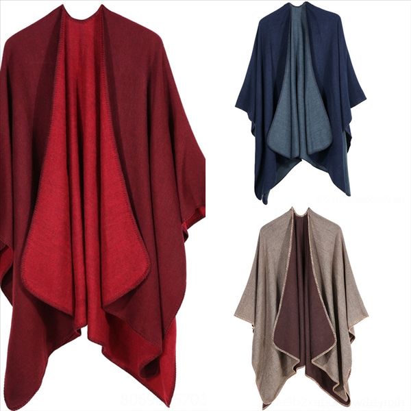

fwg brand winter winter scarf plaid solid color scarf shl warmer shawl ladies vintage women blanket echarpe wrap cashmere, Black