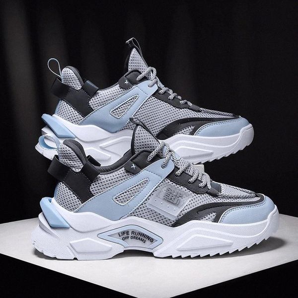 

leisure shoes sneakers men summer platform shoes for men lightweight casual shoes breathable tenis mesh sport tzapatos de hombre #a81d