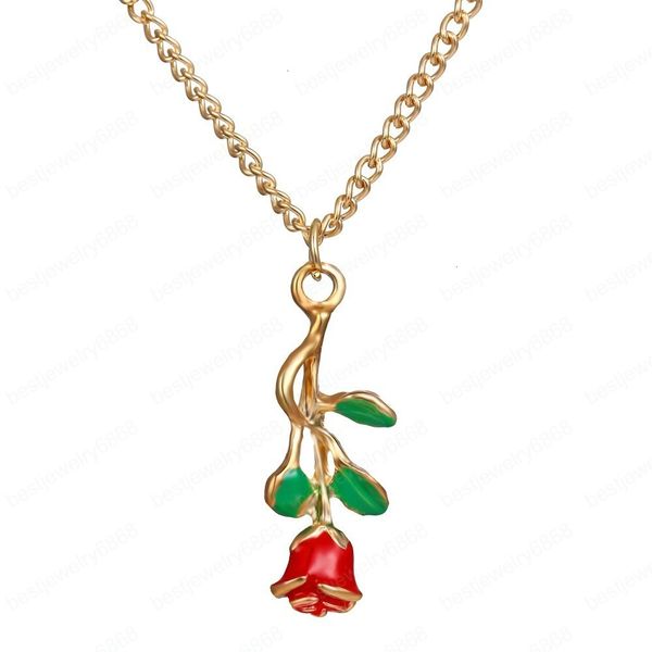 

jewelry rose choker fashion necklaceeqqa pendant
