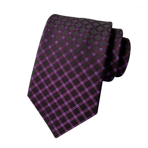 

linbaiway formal ties for men polyester striped neck tie gentlemen wedding business married necktie gravatas custom logo1, Blue;purple