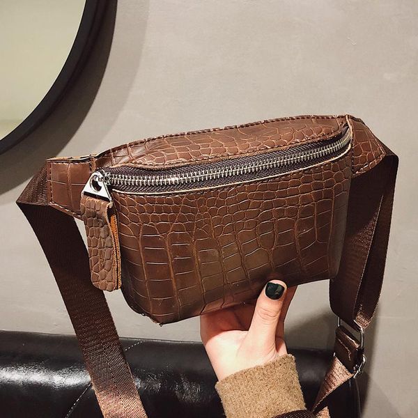 

pu leather fanny packs for women 2021 new fashion ladies waist bags female small belt bag girls shoulder backpack