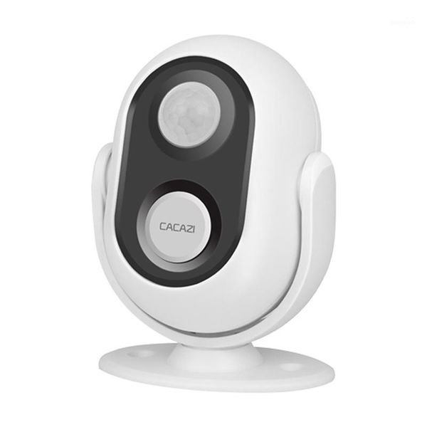 

doorbells cacazi wireless doorbell welcome ir infrared motion sensor for home shop battery usb powered night light detector1