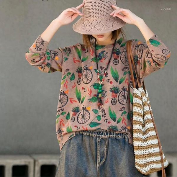 

2020 printing knitted women casual batwing sleeve o-neck pullover sweater jumper 1, White;black