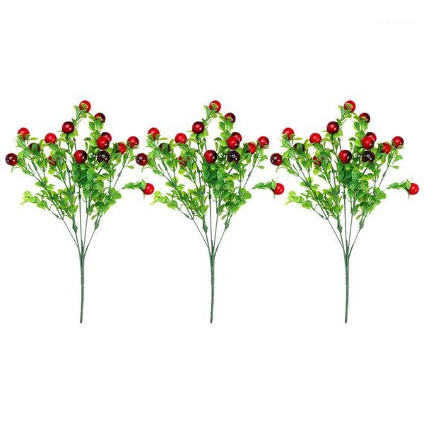

decorative flowers & wreaths 3pcs artificial simulation plants fake flower ornament pography props flower1