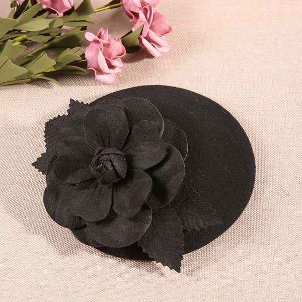 

2019 fascinating fedoras elegant female wool felt mesh bow floral pillbox hat with veils ladies fascinator wedding hats lm053 h wmttcj