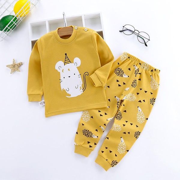 

brand baby boy girl clothes suits autumn casual newborn clothing sets children cartoon shirt sports pants autumn kids outfit set, White