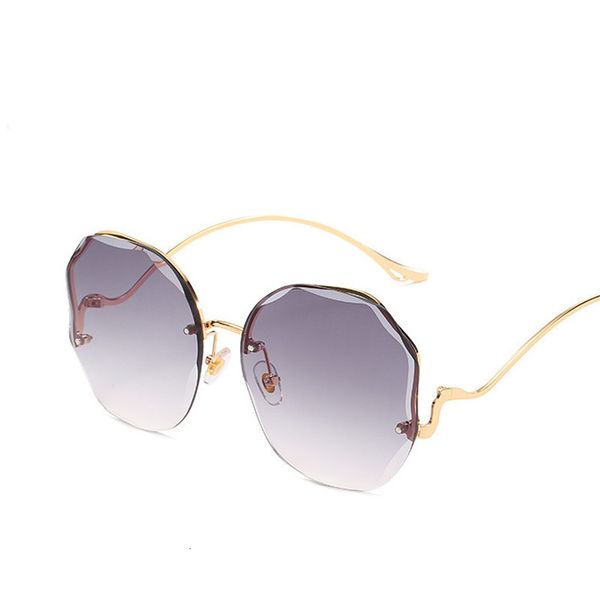 

rimless sunglasses glasses personality rhinestone luxury sun lady summer wvhlq men style female uv400 for women eyeglasses square wjcje, White;black