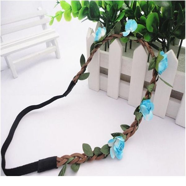 

headband hair band handmade floral crown flower headband hair garland wedding headpiece roses wreaths headb qylvtx