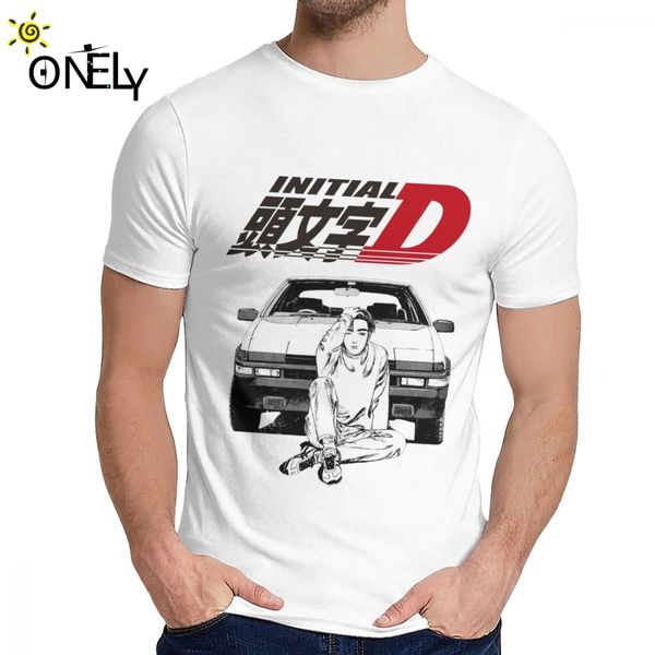 

for man t-shirt japanese street racing manga initial d natural new man's o-neck vintage short sleeve sport hooded sweatshirt hoodie
