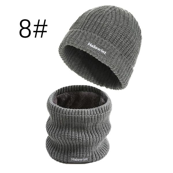 

set infinite hat scarf winter knit snood solid caps women men neck scarves collar bandana thick warm female fur scarfs wmtqmy, Blue;gray