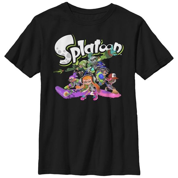 

men splatoon inkling heroes boys graphic t shirt sport hooded sweatshirt hoodie
