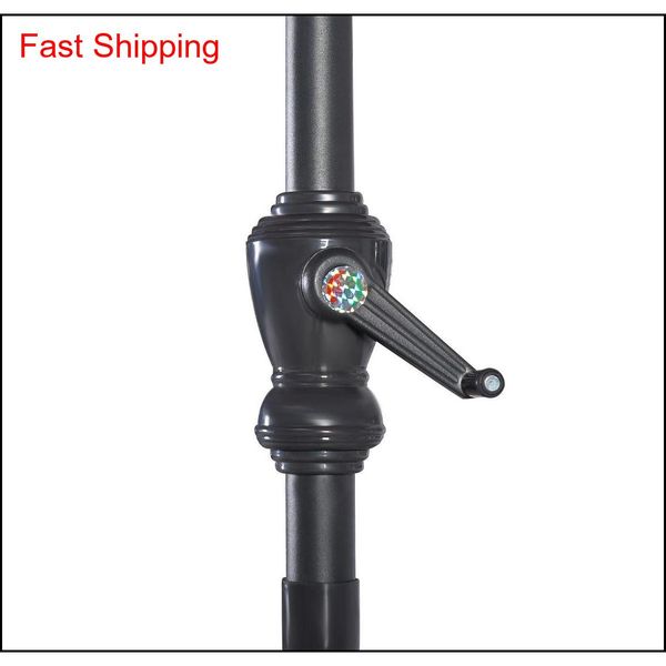 

10ft patio umbrella 6 ribs market steel tilt w/ cran qyltll yh_pack