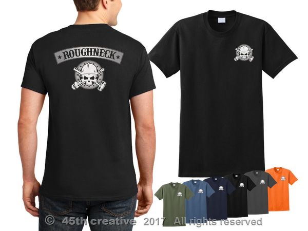 

2020 fashion oilfield worker t-shirt - roughneck skull t shirt oilfield tee shirt - black xl tee shirt sport hooded sweatshirt hoodie