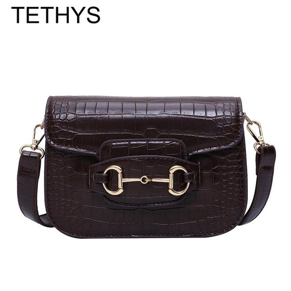 

tethys роскошные сумки женские сумки дизайнерские crossbody сумки для женщин мода камень шаблон плеча дамы малый закрылков
