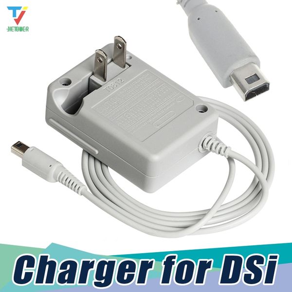 

100pcs/lot ac power charger adapter home wall travel battery charger supply cable cord for nintendo ndsi 3ds 3dsxl ll dsi